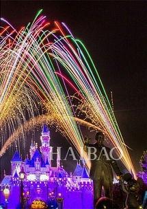 明星迪士尼看烟花图片,璀璨星空下的迪士尼明星烟花盛宴